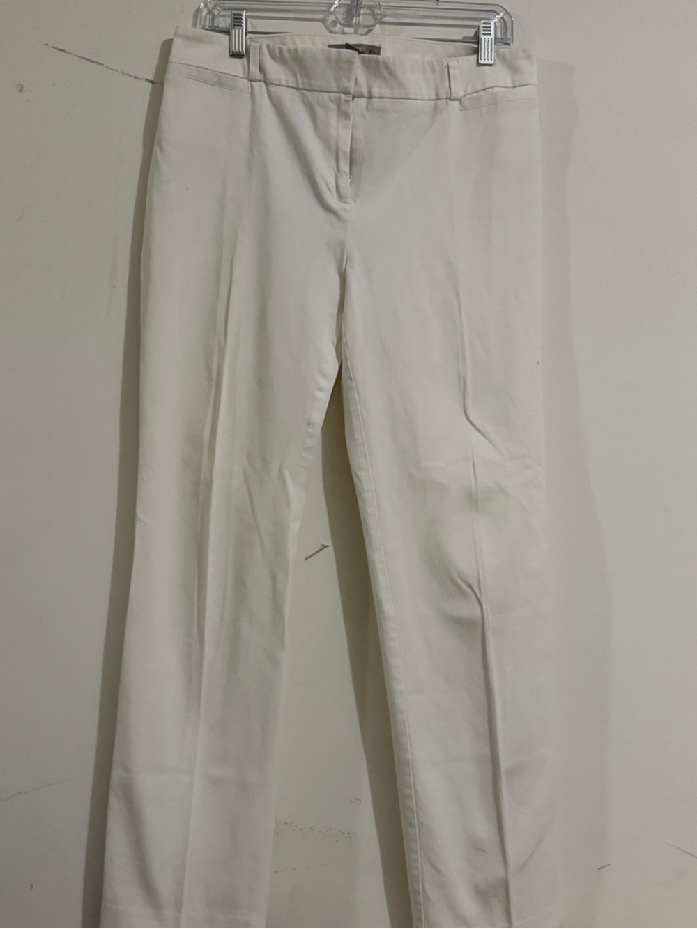 Chico's Cream Straight-Leg Dress Pants